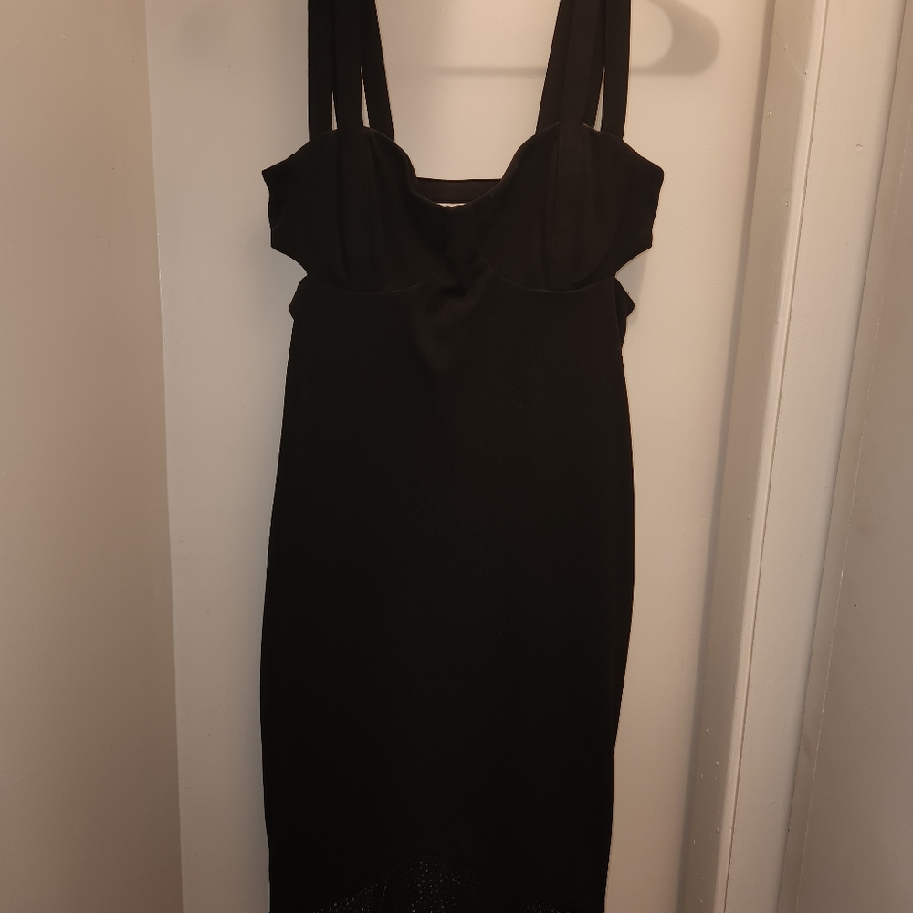 Victoria's Secret black mermaid cutout dress